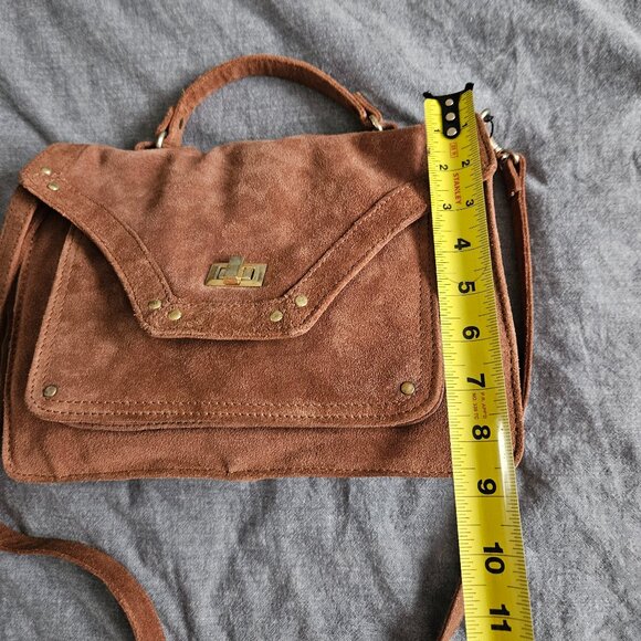 Mango Suede Messanger Bag with adjustable crossbody strap - Picture 10 of 10